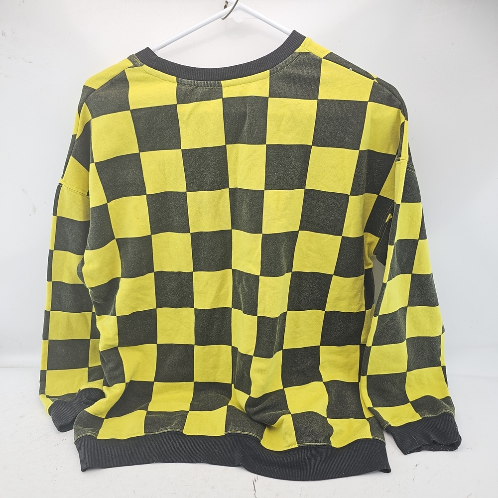 Peanuts Yellow Crewneck Sweatshirt with Black Trim - Picture 3 of 3